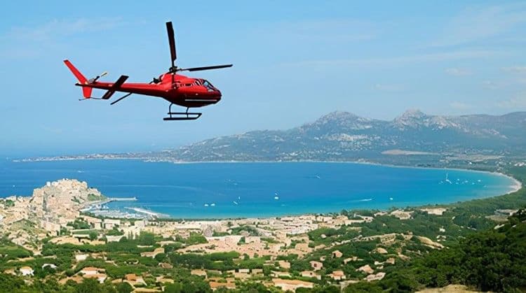 Views of Corsica by Helicopter