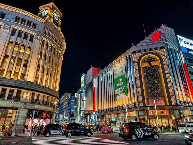 Ancient & Modern Tokyo with Ginza Shopping
