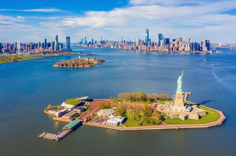 Statue of Liberty and Ellis Island